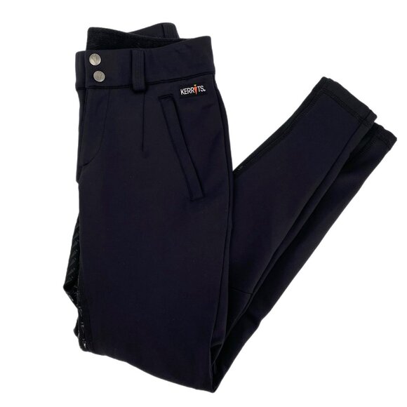 Kerrits Black Mid-Rise Skinny Leggings | Size S - Picture 1 of 6